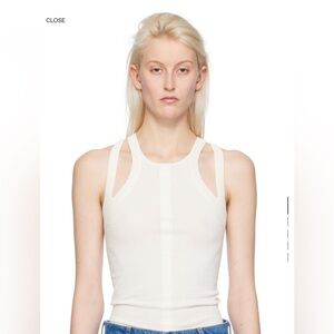 DION LEE DOUBLE LOOP TANK - SIZE L